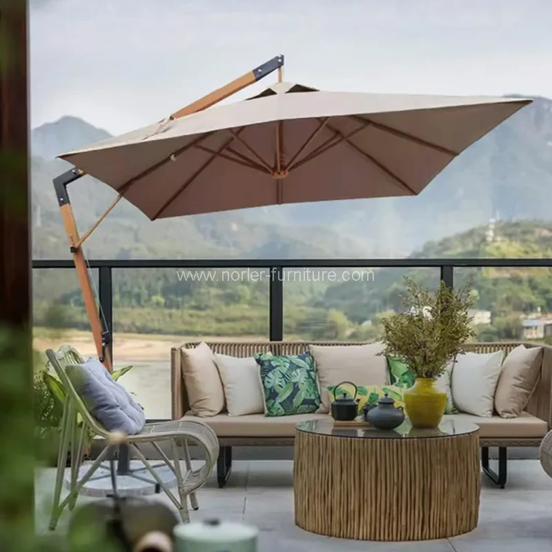 Parasol im Freien