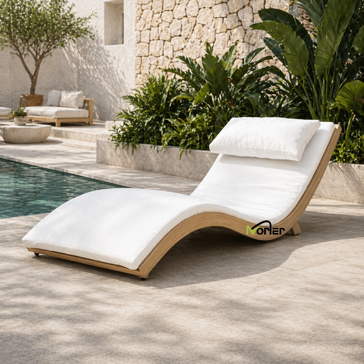 Zurück zur Natur: Gewebte Materialien und Holzmaterialien führen zu neuen Trends bei Outdoor-Sofas