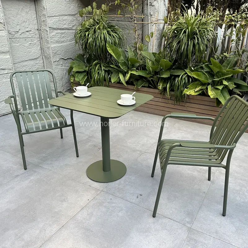 Easy Mainable Outdoor Aluminium Ess-Set