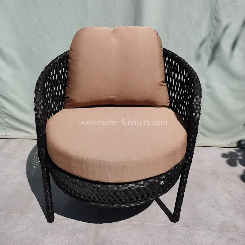 Moderne Pe Rattan Courtyard Balkon Outdoor -Sofa