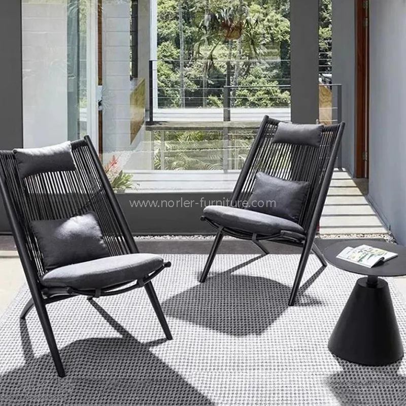 Modernes einfaches Außenbalkon -Set im Freien im Freien