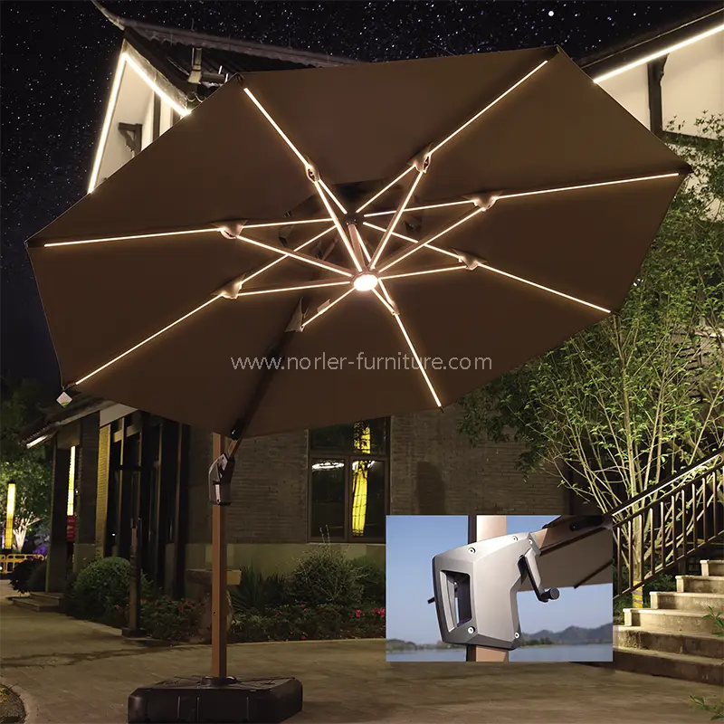 Multifunktionaler Innenhof wasserdichte römisches Parasol