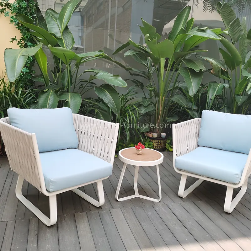 Outdoor Balkon Tisch und Stuhl Set Aluminiumlegierung