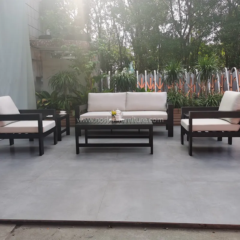Outdoor Einfache Aluminiumlegierung wasserdichte Stoffsofa