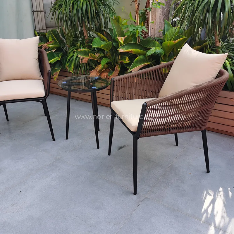 Wetterresistente Aluminium-Balkon-Set im Freien