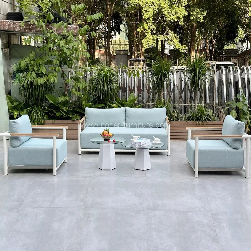 Dicke Aluminiumrahmensofa Set